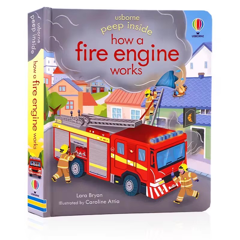 Kid Educational - Книги Usborne Peep Inside: Как работает