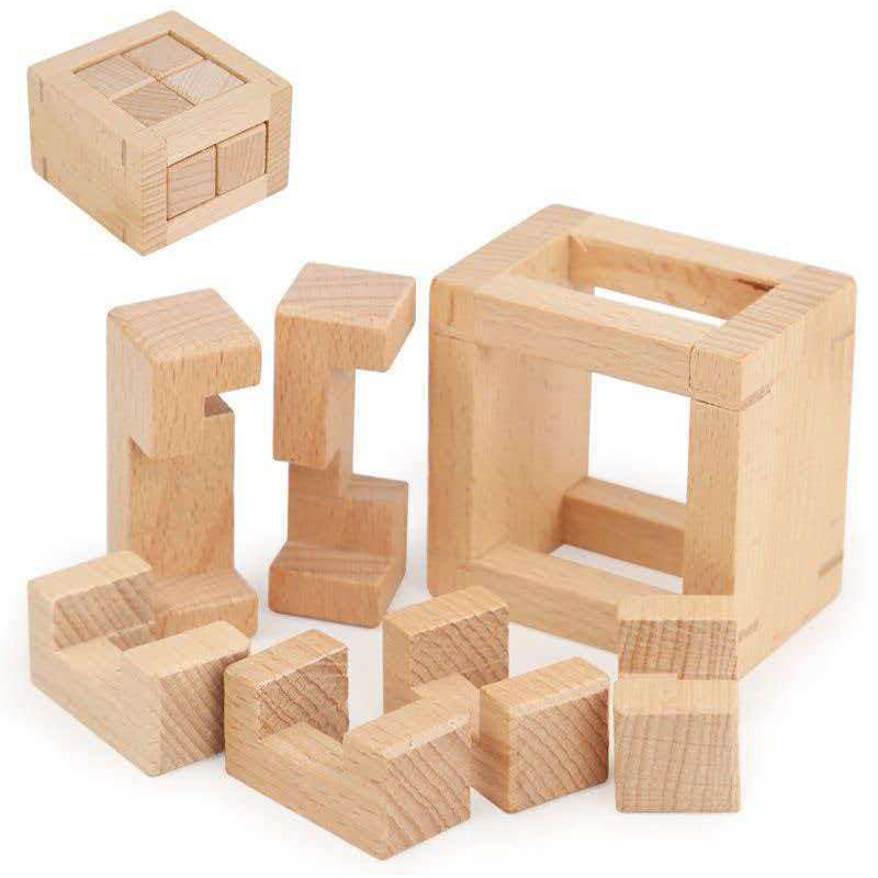 Brain Teaser Cube - Деревянные головоломки YueYu II: сложные логические