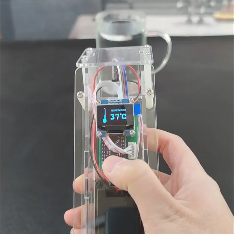 Coding Robot Toy - Акриловый термометр для лба с OLED-пистолетом