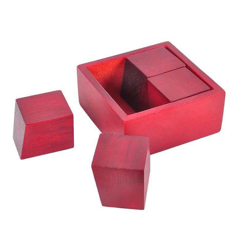 Brain Teaser Cube - Невероятно сложная деревянная головоломка-коробка: логический куб