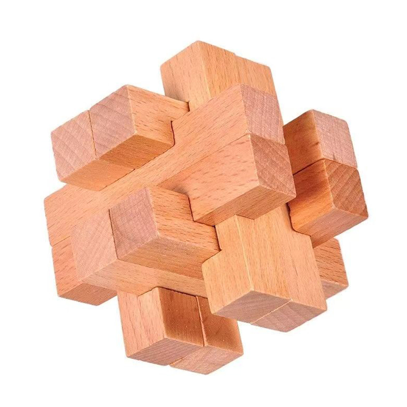 Brain Teaser Cube - Деревянные головоломки для взрослых и детей,