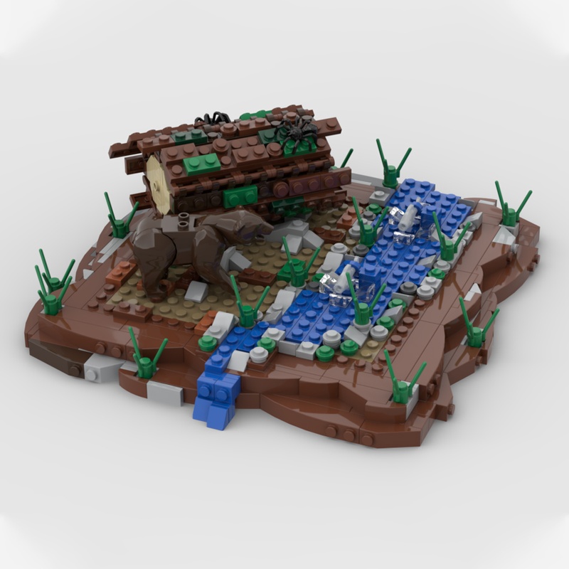 558 шт. MOC Медведь Охотник на – обзор и цена Kids Hunter Education