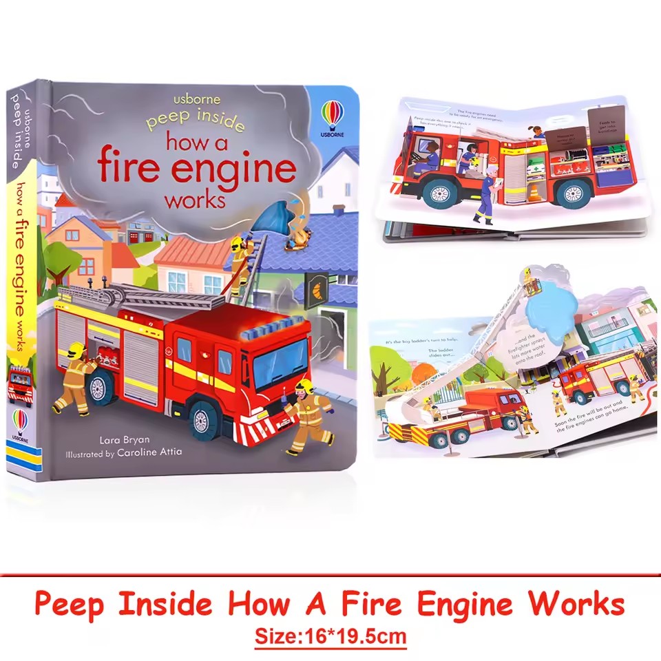Книги Usborne Peep Inside: Как – обзор и цена Kid Educational