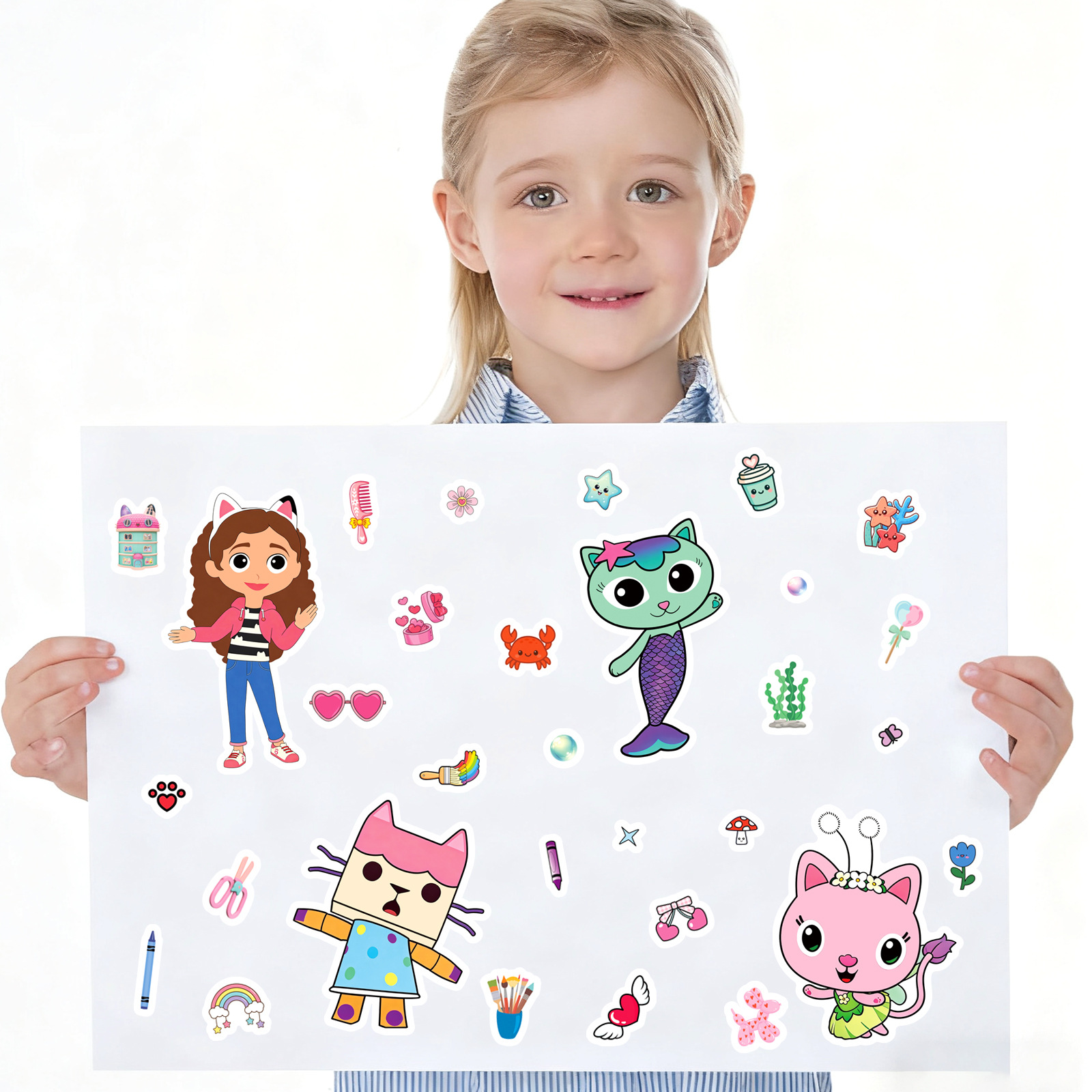 Набор из 8/16 листов: Наклейки – обзор и цена Game Educational For Kids Free