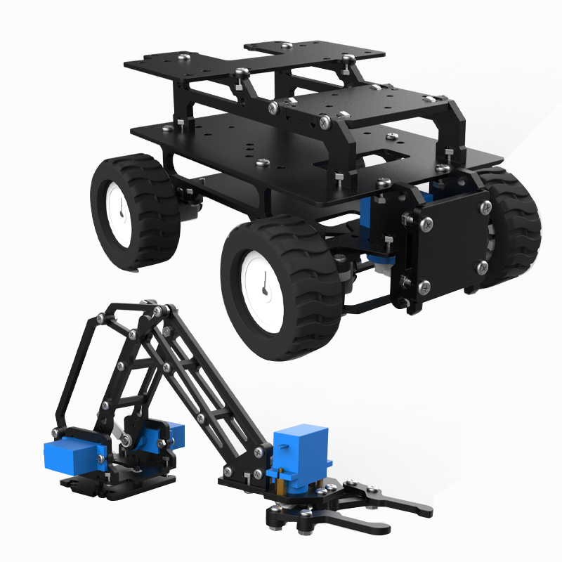 Акриловый 4WD робот-автомобиль – обзор и цена Coding Robot Toy