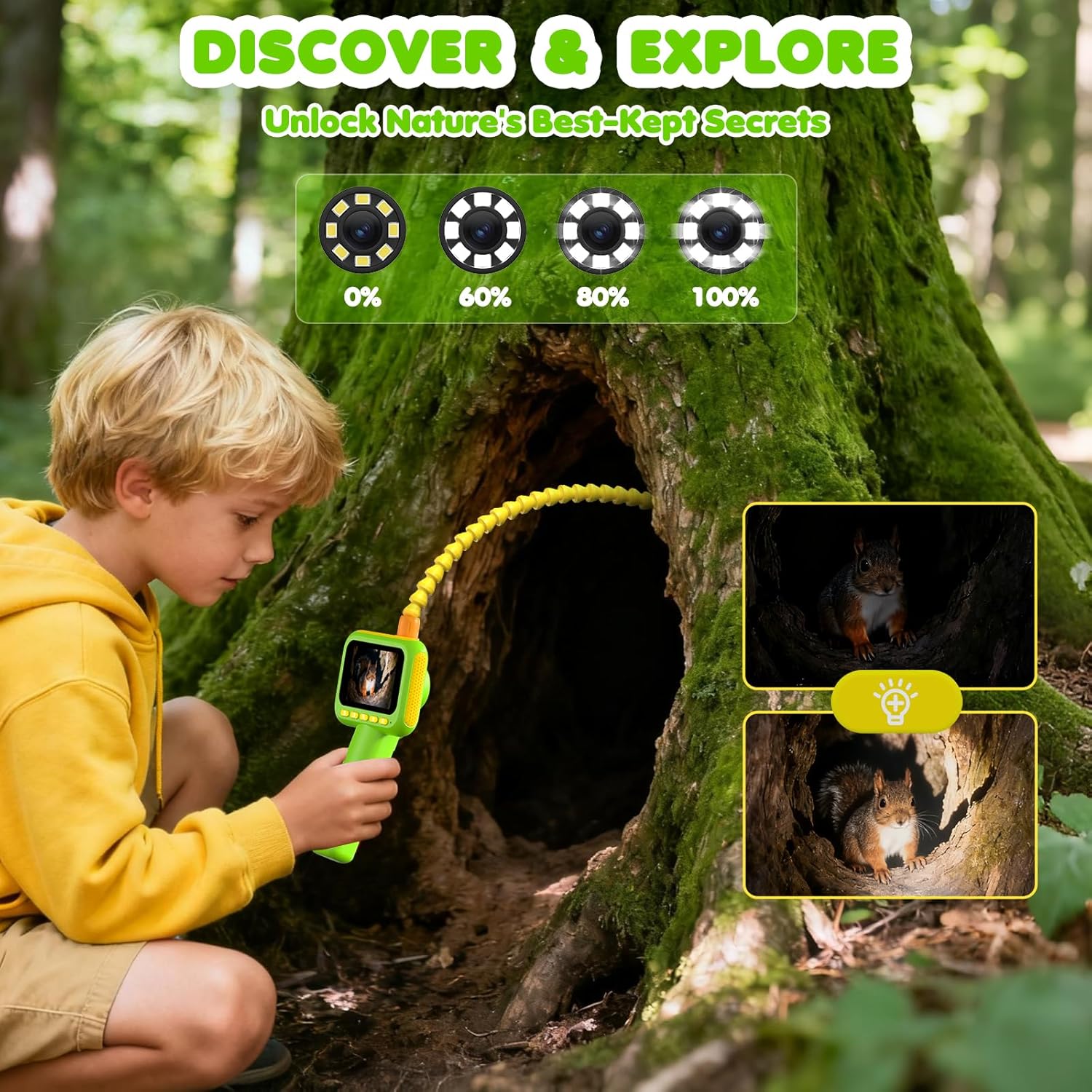 Эндоскоп для детей, бороскоп-к – обзор и цена Kids Outdoor Education